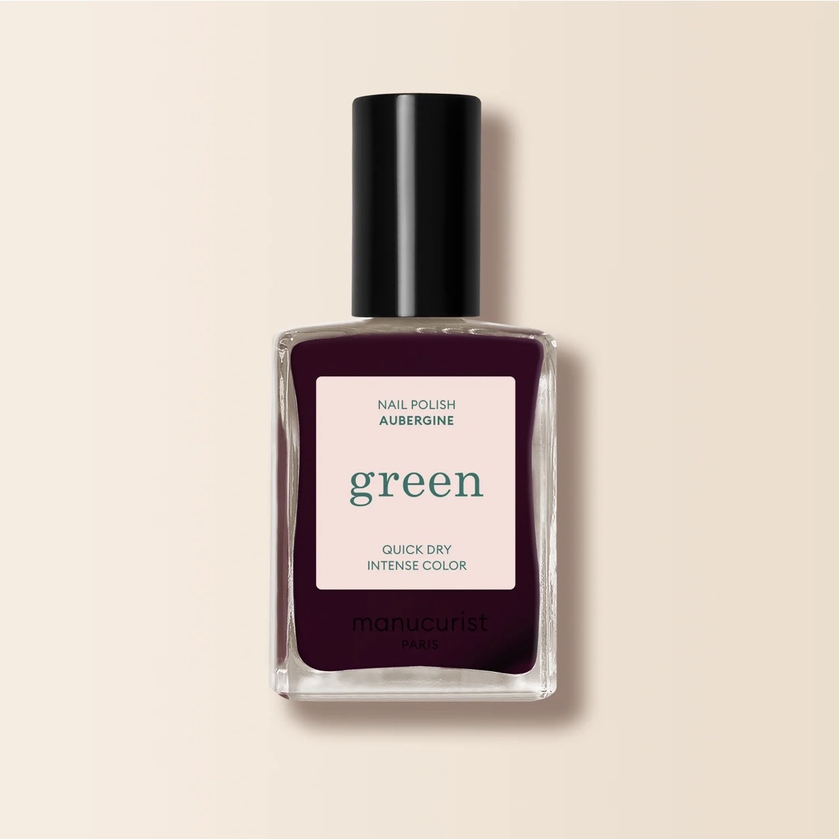 Aubergine Nail Polish Green 15ml