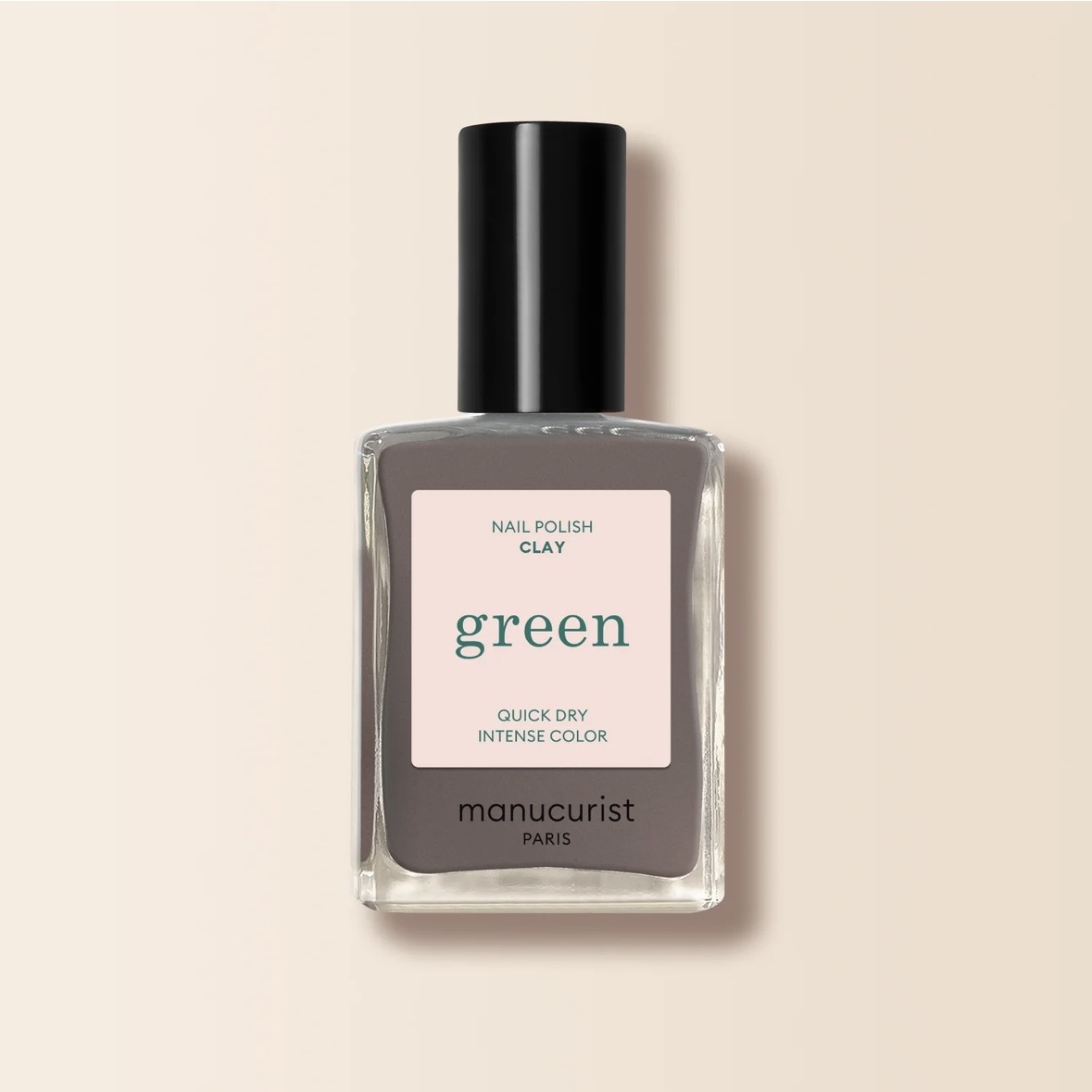 Clay Nail Polish Green 15ml