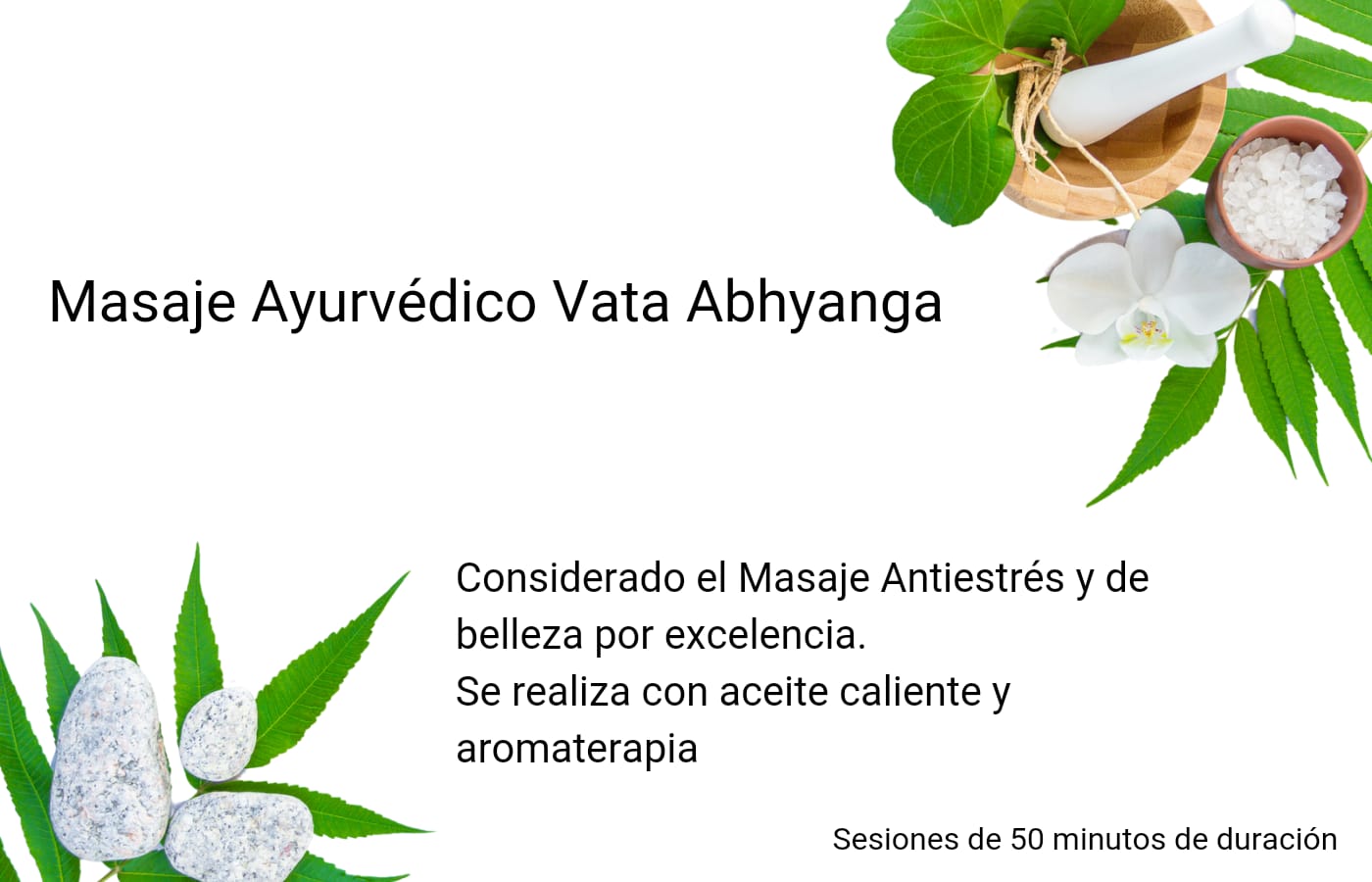 MASAJE AYURVEDICO VATA ABHYANGA