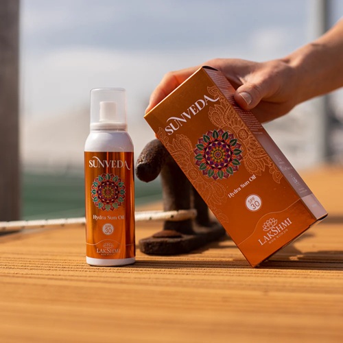 HYDRA SUN OIL SPF30 150ML  SUNVEDA LAKSHMI