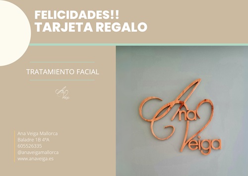 TARJETA REGALO FACIAL