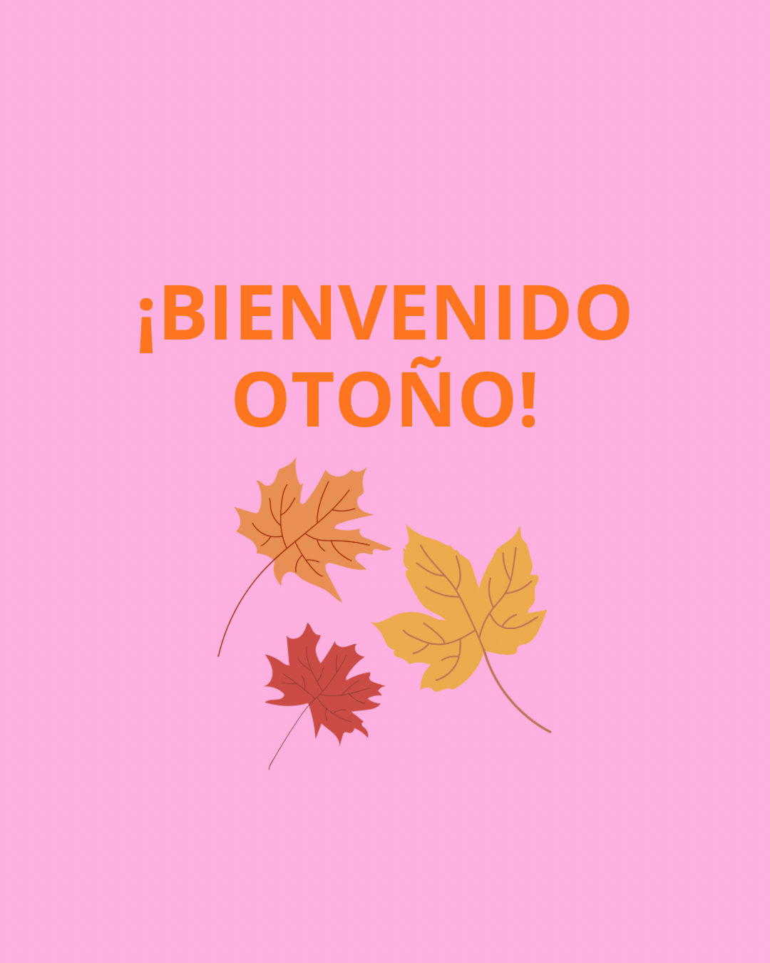 ¡BIENVENIDO OTOÑO!
