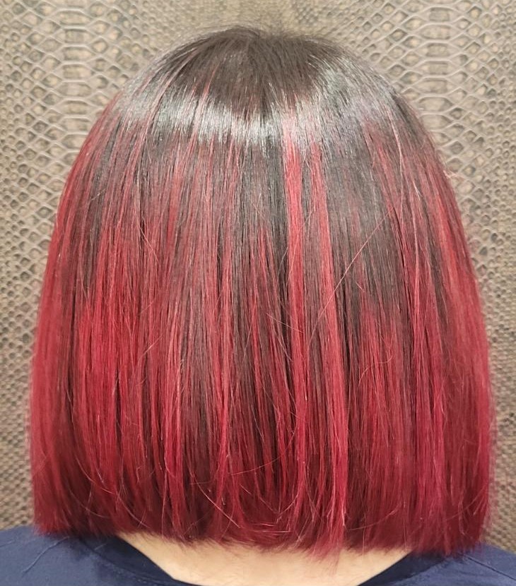 Mechas 3D: Contraste y relieve