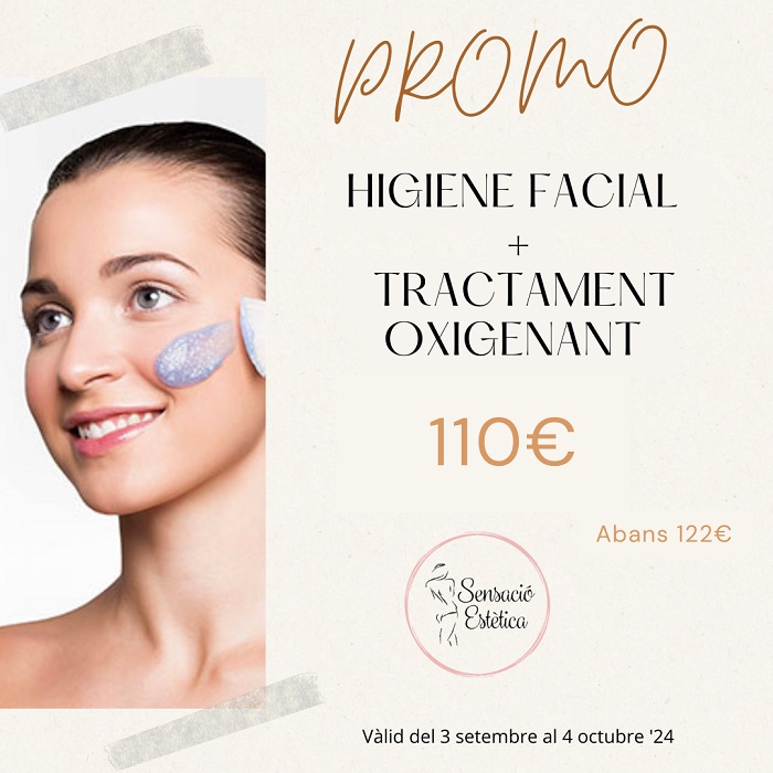 HIGIENE FACIAL + TRATAMIENTO OXIGENANTE