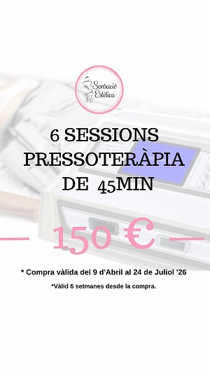 6 SESIONES PRESOTERAPIA 45 MIN A 150 €