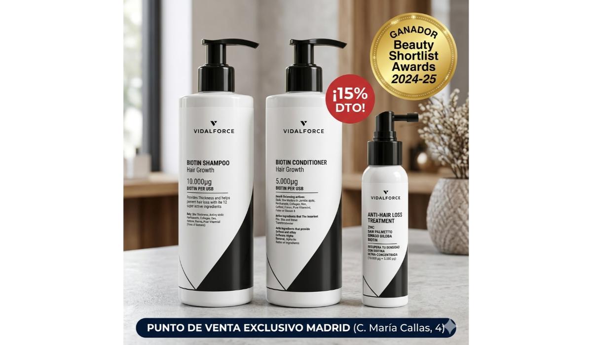 PACK ANTICAÍDA BIOTINA VIDALFORDE